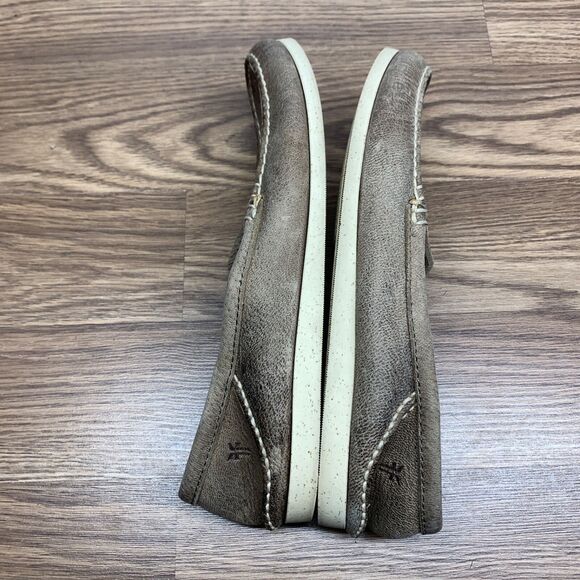 Frye Men’s Mason Venetian Slip On Loafer Size 11 Tan Leather Boat Deck Shoe main image 7